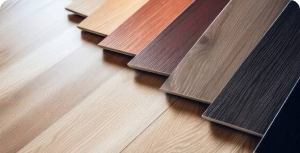 Close-up of wood-look flooring planks – preview floors before you decide at Magic Carpet, Bay City MI