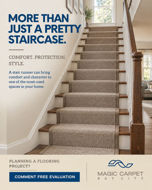 A stair runner can do more than make your staircase look good. It can add…